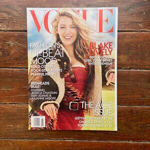 VOGUE Magazine August 2014 Blake Lively The Age Issue Redheads Rule US Edition